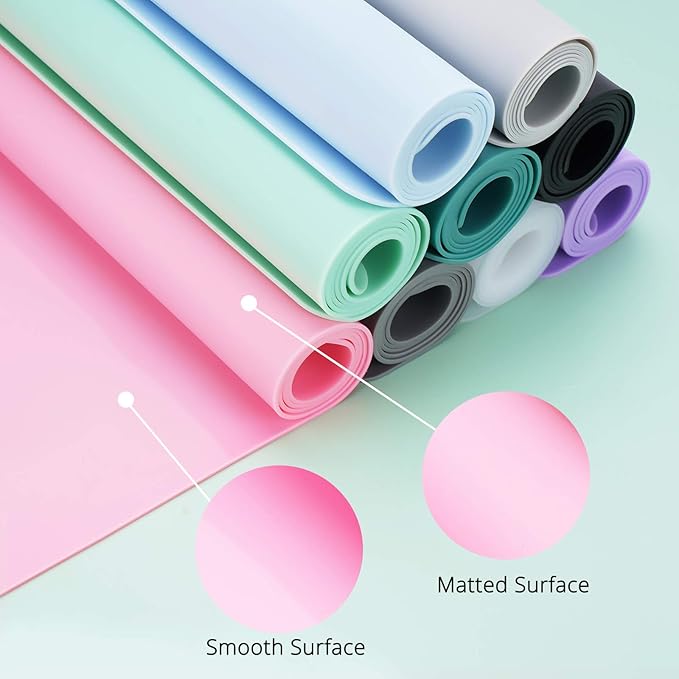 Gartful Silicone Mats for Countertop - Thicker, 28" by 20" Extra Large Multipurpose Mat, Counter Table Protector, Desk Saver Pad, Placemat Nonstick Nonskid Heat-Resistant Pad, Translucent