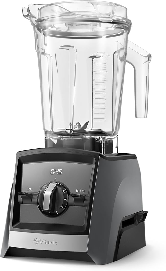 Vitamix A2300 Ascent Series Smart Blender, Professional-Grade, 64 oz Low-Profile Container, Slate