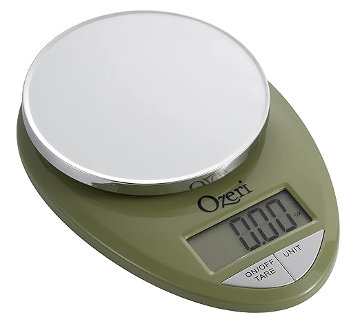 Ozeri Pro Digital Kitchen Food Scale, 0.05 oz to 12 lbs (1 gram to 5.4 kg)