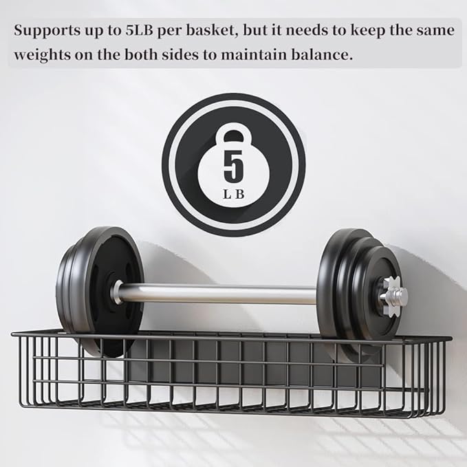 2PCS Magnetic Storage Baskets for Refrigerator, Strongly Magnet Spice Rack, Fridge Storage Shelf, Great for Kitchen and Pantry