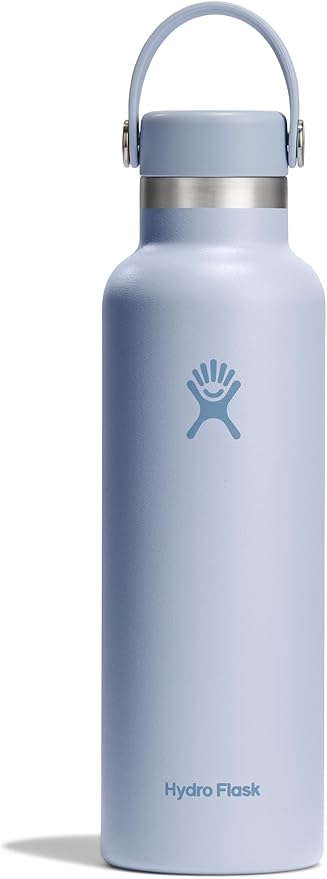 Hydro Flask Water Bottle - Insulated Stainless Steel - Non Spill, Leakproof in 21 Oz Surf Blue