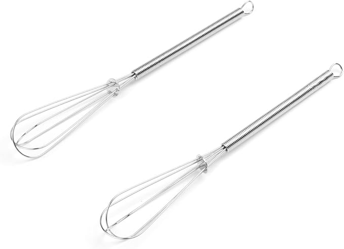 Fox Run Chrome Mini Whisk, 7.25 x 1.25 x 1.25 inches, Metallic