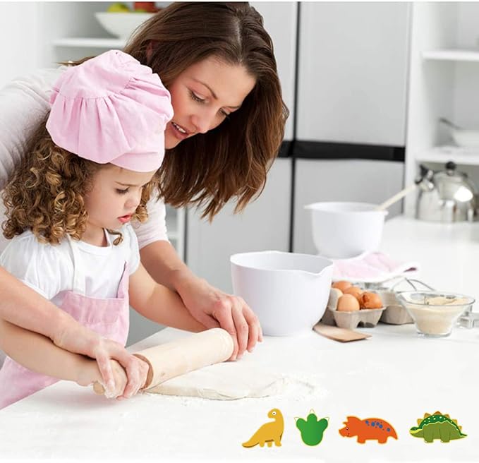Dinosaur Cookie Cutters Set Small Size Stainless Steel Shaped for Kids Birthday Party Supplies,Footprint,Dinosaur Eggs,different dinosaur shapes.