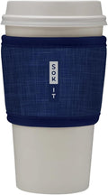 Sok It HotSok Coffee & Tea Reusable Insulated Neoprene Cup Sleeve (Blue Jean)