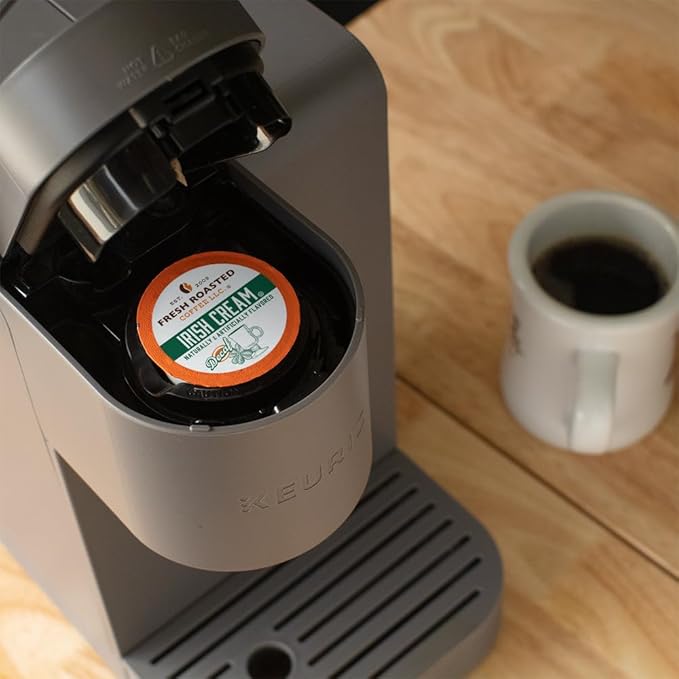 Fresh Roasted Coffee, Decaf Irish Cream, Flavored Coffee Pods, K-Cup Compatible, 24 Count