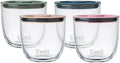 S'well 16oz Glass Prep Bowl Set of 4 For Easy Meal Prep, Vintage Pastels, Made From Durable Tempered Glass