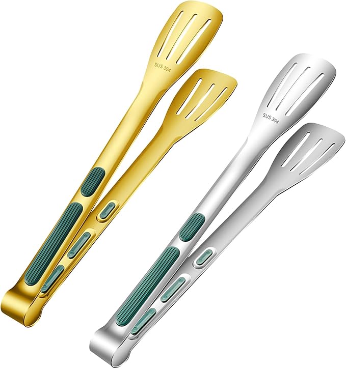| Kitchen Tongs | 11.2-inch Tongs for cooking | Pack of 2.