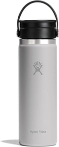 Hydro Flask Flex Sip Coffee Tumbler – Insulated Stainless Steel, Non Spill, Leak Proof Travel Coffee Cup 20 Oz Birch Gray