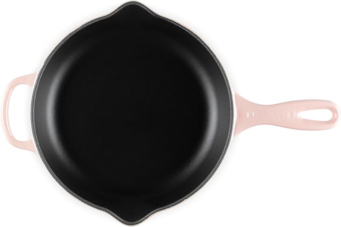 Le Creuset Enameled Cast Iron Signature Round Skillet, 9", Peche