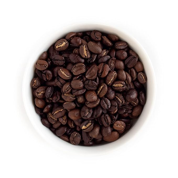 Fresh Roasted Coffee, Organic Ethiopian Sidamo Water-Processed Half-Caf | USDA Organic, 100% Single Origin, Kosher | Medium Roast 12 oz Whole Bean
