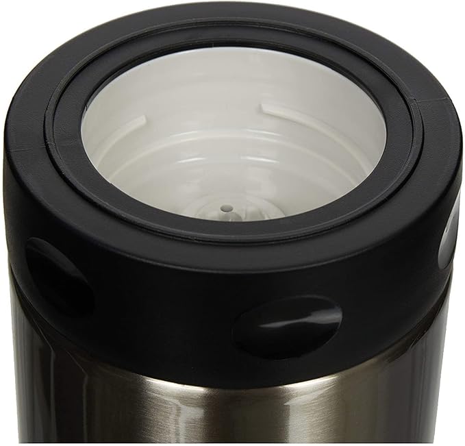Zojirushi Steel Food Jar, 25-Ounce, Black/Stainless
