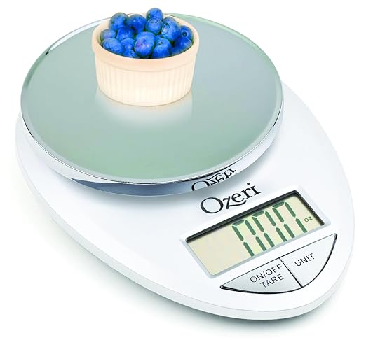 Ozeri Pro Digital Kitchen Food Scale, 0.05 oz to 12 lbs (1 gram to 5.4 kg)