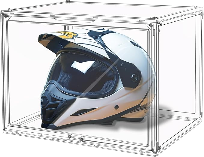 Clear Stackable Plastic Storage Bins with Lid (Clear-XL-1 Pack)