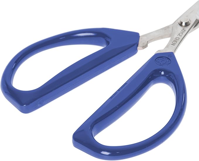 Joyce Chen Original Unlimited Kitchen Scissors All Purpose Kitchen Shears With Comfortable Handles, Blue 2.0