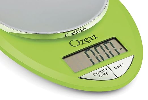 Ozeri Pro Digital Kitchen Food Scale, 0.05 oz to 12 lbs (1 gram to 5.4 kg)