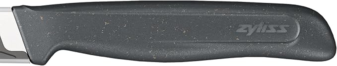 Zyliss Serrated Paring Knife – German Stainless Steel Blade with Sustainable Wheat Straw NonSlip Handle –Kitchen Knife for Fruits & Vegetables – Blade Guard Included – Dishwasher Safe – 3.9 inches