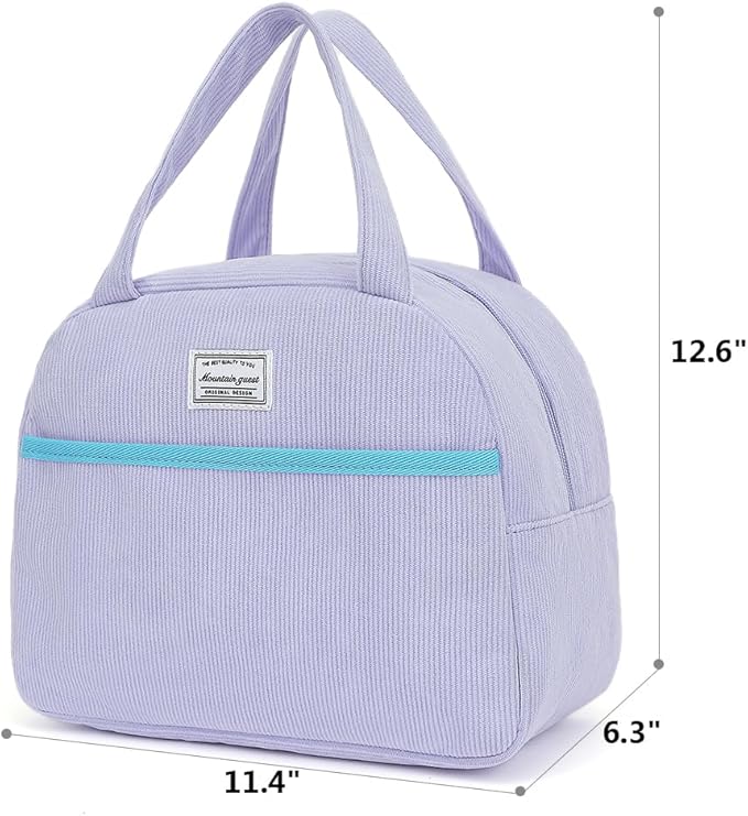 lunch bag women & men,Insulated Cooler Lunch Box Adult Water Resistant Lunch tote bag Shoulder strap not included
