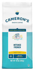Cameron's Coffee Roasted Ground Coffee Bag, Intense French, 10 Ounce