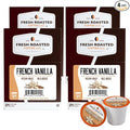 Fresh Roasted Coffee, French Vanilla, Flavored Coffee Pods, 96 Count
