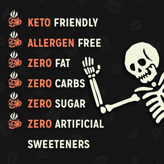 Bones Coffee Company S'morey Time, S'mores and Graham Crackers Flavored Coffee, Medium Roast Low Acid Arabica Beans Compatible with Auto drip and French Press Coffee Maker, 12 Oz Whole Bean