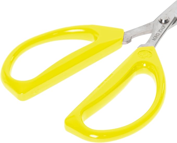 Joyce Chen Original Unlimited Kitchen Scissors All Purpose Kitchen Shears With Comfortable Handles, Yellow