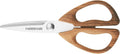 Farberware 5221282 All Purpose Shear, Pecan Wood Handles 8.2 x 3.5 x 0.5 inches