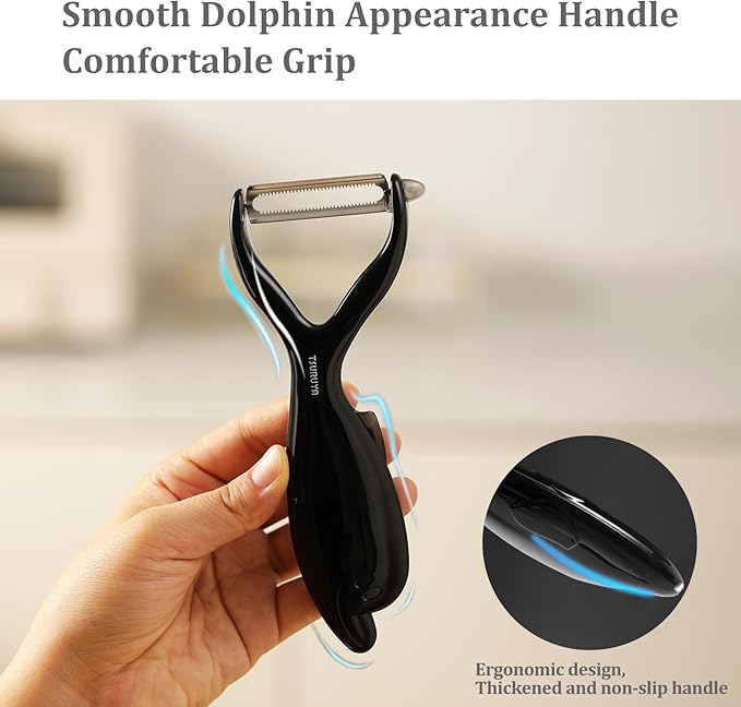 Potato Peelers with Eye Remover - Ultra Sharp Kitchen Peelers for Veggie, Fruit, Dishwasher Safe