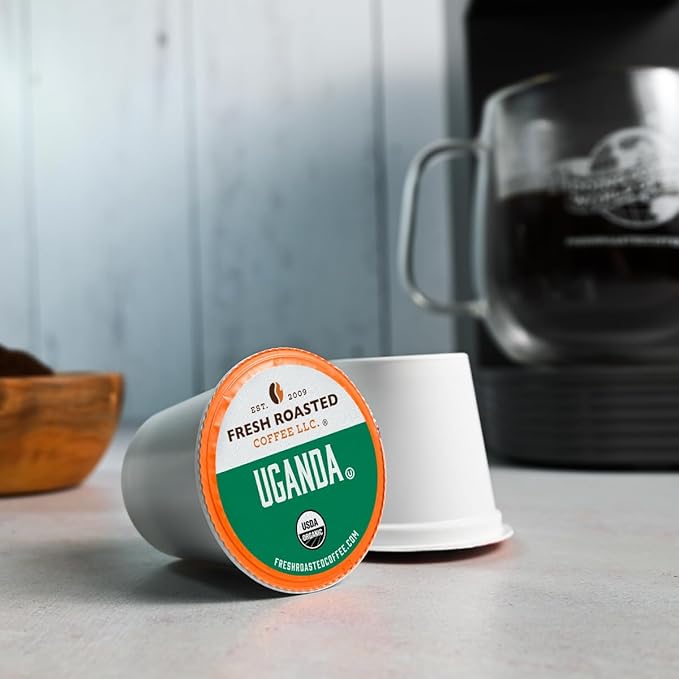 Fresh Roasted Coffee, African Variety Pack, K-Cup Compatible, 96 Pods