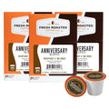 Fresh Roasted Coffee, Anniversary Blend, Medium Roast, 72 Pods for K Cup Brewers