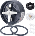 8 Pieces Blender Replacement Parts Extractor Blade for NutriBullet 600w 900w including Gasket Shock Pad and Gear