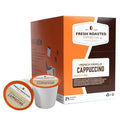 Fresh Roasted Coffee, French Vanilla Cappuccino Powdered Drink Pods, K-Cup Compatible, 24 Count