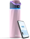 Boost Smart Water Bottle that Reminds You to Drink, 24oz BPA-Free Stainless Steel Vacuum Insulated Bottle, Wide Mouth Water Tracker Bottle with APP, Ideal Gift for Christmas, Thanksgiving Day