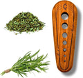 Handmade Cherry Hardwood Herb Stripper – Multi-Size Holes for Rosemary, Thyme, Oregano – Artisanal Kitchen Tool from Central Kentucky Woodshop, Food-Safe Finish