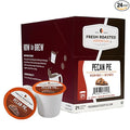 Fresh Roasted Coffee,Pecan Pie, Flavored Coffee Pods, K-Cup Compatible, 24 Count