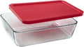 Pyrex Simply Store 6-Cup Rectangular Glass Food Storage
