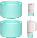 2 Pack Silicone Boot | Compatible with Hydro Flask, Owala, Yeti, Stanley & More | Fits 2.75-2.85" Bottom Bottles/Tumblers (12-40oz) | Anti-Slip | BPA-Free | Scratch & Noise Resistant