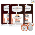Fresh Roasted Coffee, Decaf Hazelnut, Flavored Coffee Pods, 72 Count