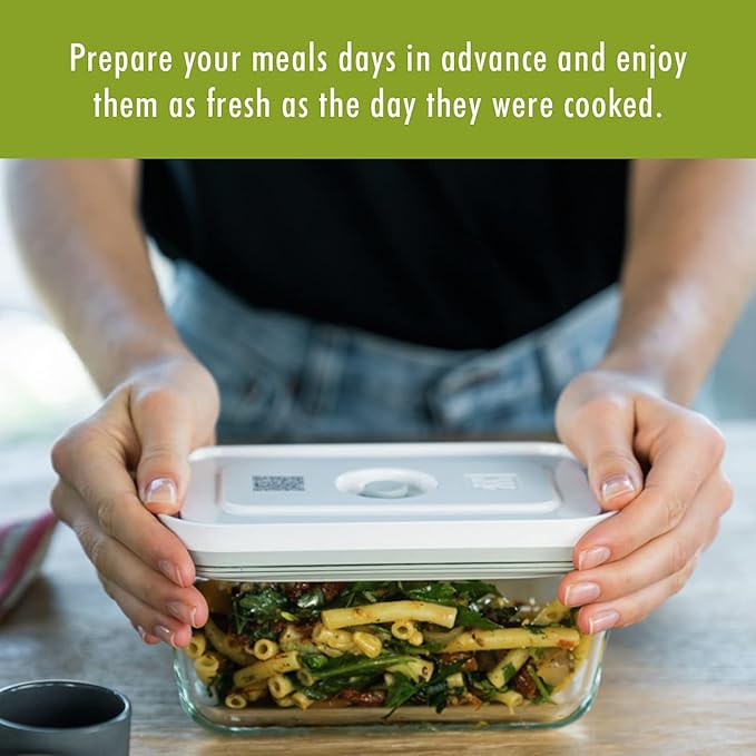 ZWILLING Fresh & Save Glass Airtight Food Storage Container, Meal Prep Container - Medium