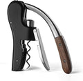 Wine Bottle Opener, Vertical Lever Corkscrew with Built in Foil Cutter Design, Manual Handheld Corkscrew with Ergonomic Lever Pump