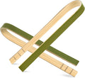 200 Pcs Mini Bamboo Tongs, 4 Inch Wooden Disposable Cooking Utensils, Charcuterie Boards Accessories, Natural Toast Tongs for Cooking and Serving Food