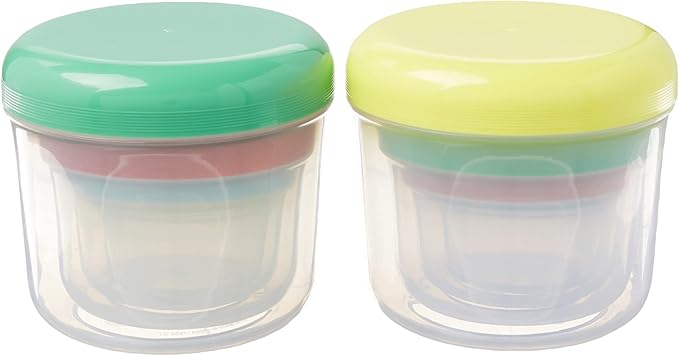 Snapware Meal Prep 16-Pc Plastic Mini Kit with Lids, 16-Oz, 8-Oz, 4-Oz, and 2-Oz Round Salad Dressing Container Set, Non-Toxic, BPA-Free Lid Plastic Cups, Microwave, Dishwasher, and Freezer Safe