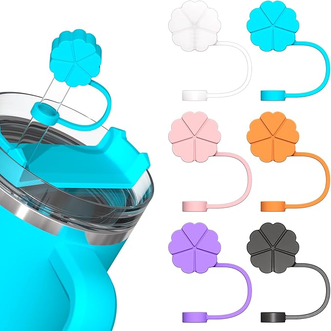 Adjustable Straw Cover for Stanley|Simple Modern|Yeti|Owala|Hydro Flask|Reduce|Maars|Meoky|MaxBase|Beast|Hydrapeak Cup, All Brand of Straw Accessories, Diameter 6mm-12mm, BPA Free, Dishwasher safe