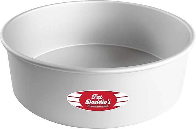 Fat Daddio's PRD-144 Round Cake Pan, 14 x 4 Inch, Silver