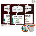 Fresh Roasted Coffee, Irish Cream, Flavored Coffee Pods, 72 Count
