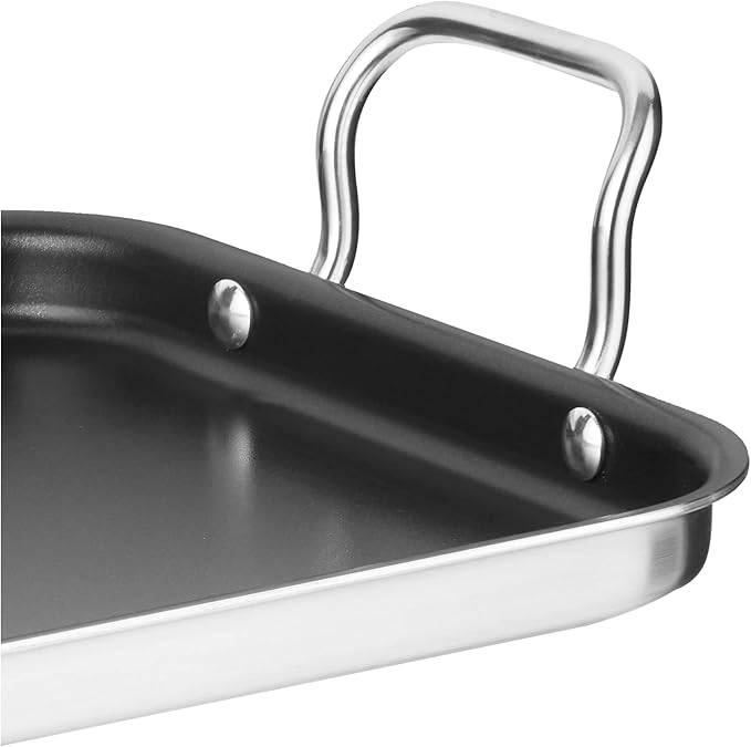 Cuisinart Griddle Skillet, Nonstick Double Burner, 10x18-Inch, MCP45-25NSP1