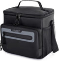 TOURIT Large Lunch Bag 14L Insulated Lunch Box Lunch Cooler for Men Women Work, Black