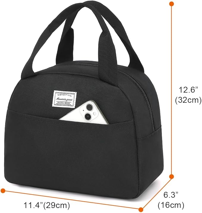 lunch bag women & men,Insulated Cooler Lunch Box Adult Water Resistant Lunch tote bag Shoulder strap not included