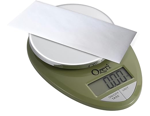 Ozeri Pro Digital Kitchen Food Scale, 0.05 oz to 12 lbs (1 gram to 5.4 kg)