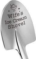 Wife Gifts from Husband, Wife Christmas Birthday Gift for Wifey Romantic I Love You Gift, Funny Christmas Stocking Stuffers for Women Anniversary Mothers Day Valentines for Her Ice Cream Shovel Gifts