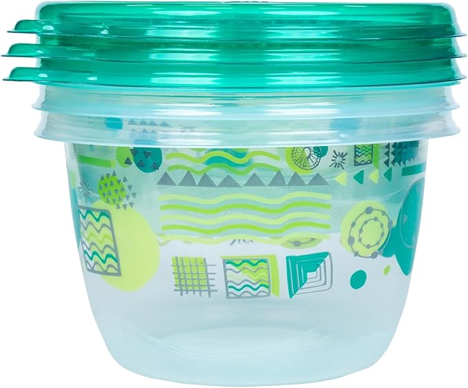 Glad GladWare Matchware Food Storage Containers, Value Pack - BPA Free Containers and Lids in a Variety of Sizes to Hold and Store Food Lock Tight Seal, 20 Count